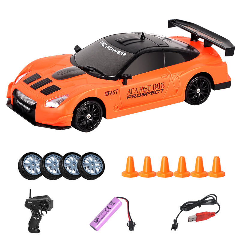 RC Drift Car 1 / 24 2.4GHz 4-Wheel Remote Control Racing On-Road Vehicle Kids Boy Toy (Classic Version) RC Drift Car 1 / 24 2.4GHz 4-Wheel Remote Control Racing On-Road Vehicle Kids Boy Toy (Classic Version)